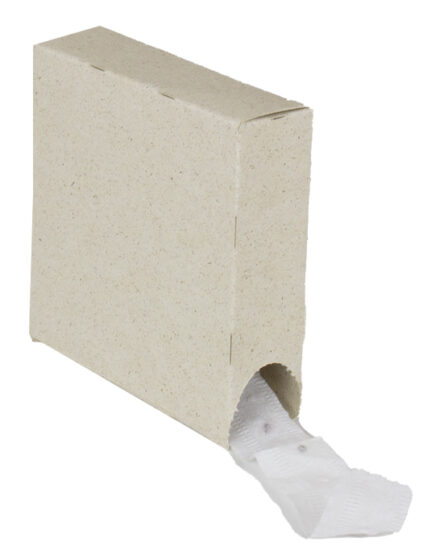 Perforation Graspapier Verpackung Schütthilfe Graswellpappe Phoenolux Abrisskante
