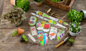 Etiketten für den Handel Baumarkt Gärtner Graspapier Kennzeichnung